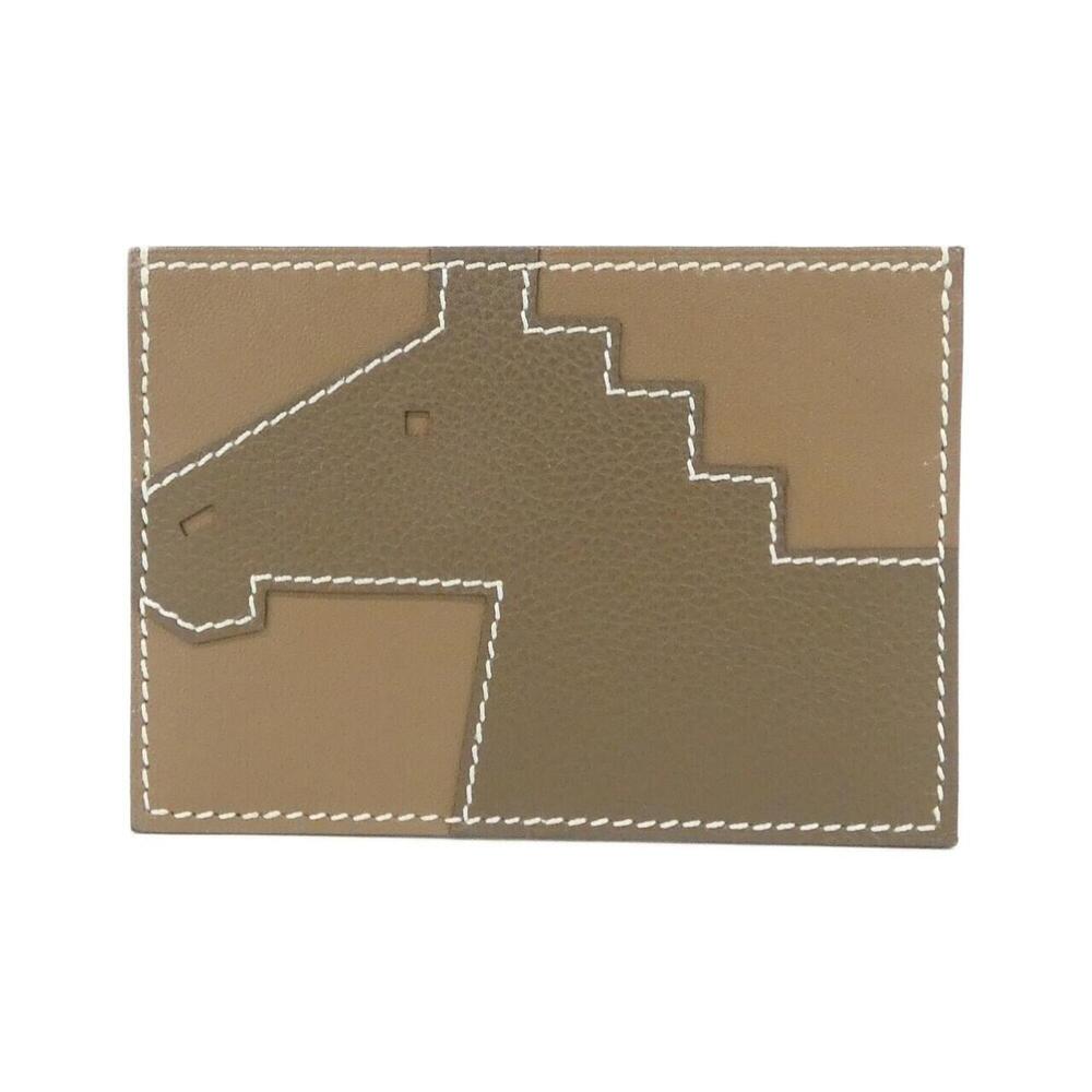 Hermes Cheval Pict 085051CA Business Card Holder/Card Case